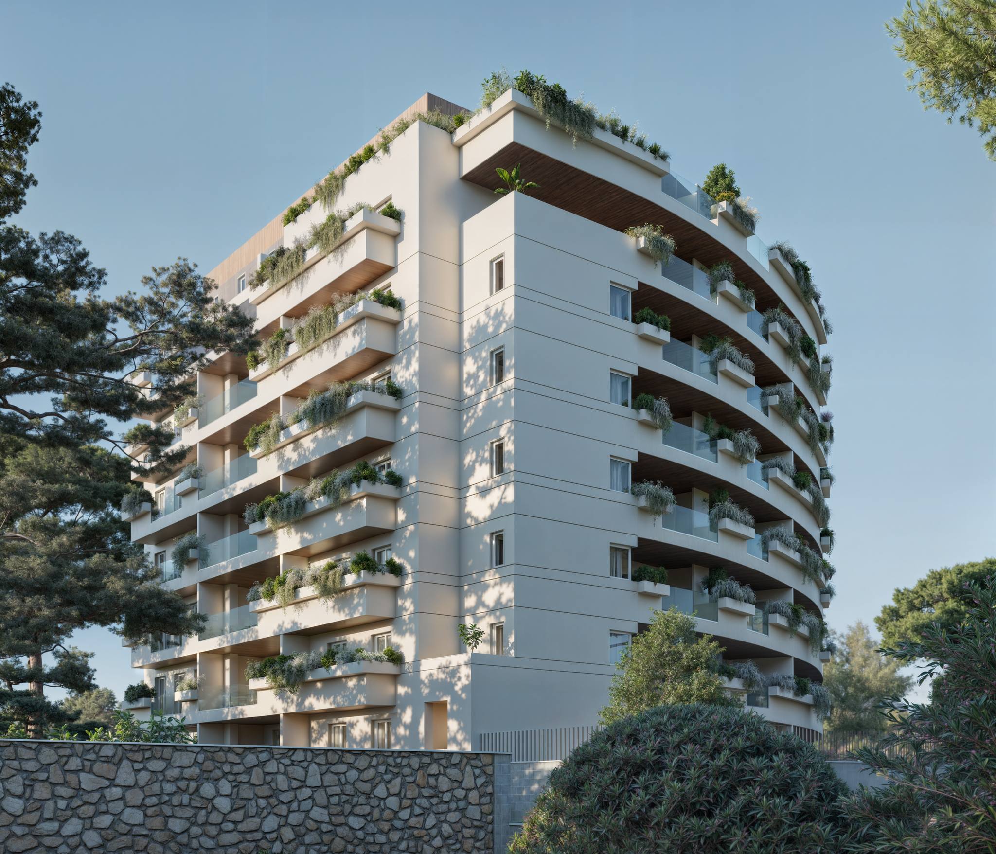 Complesso Residenziale con Terrazze Verdi
